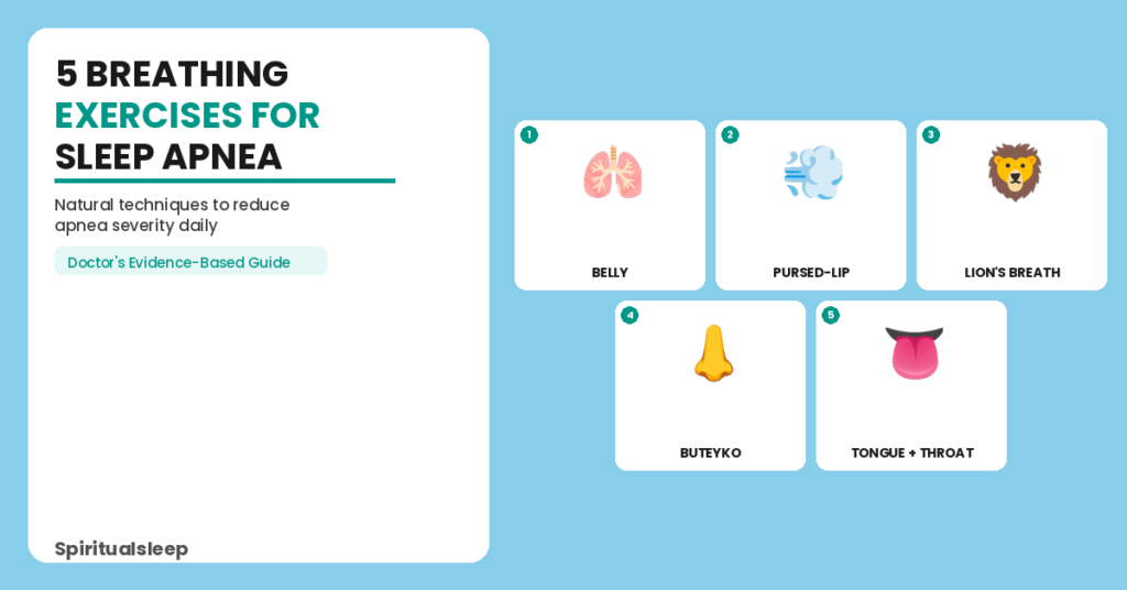 5 Breathing Exercises to Alleviate Sleep Apnea Symptoms