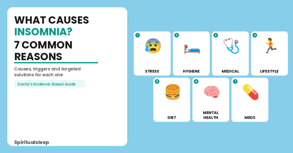 What Causes Insomnia: 7 Common Reasons and How to Fix Them